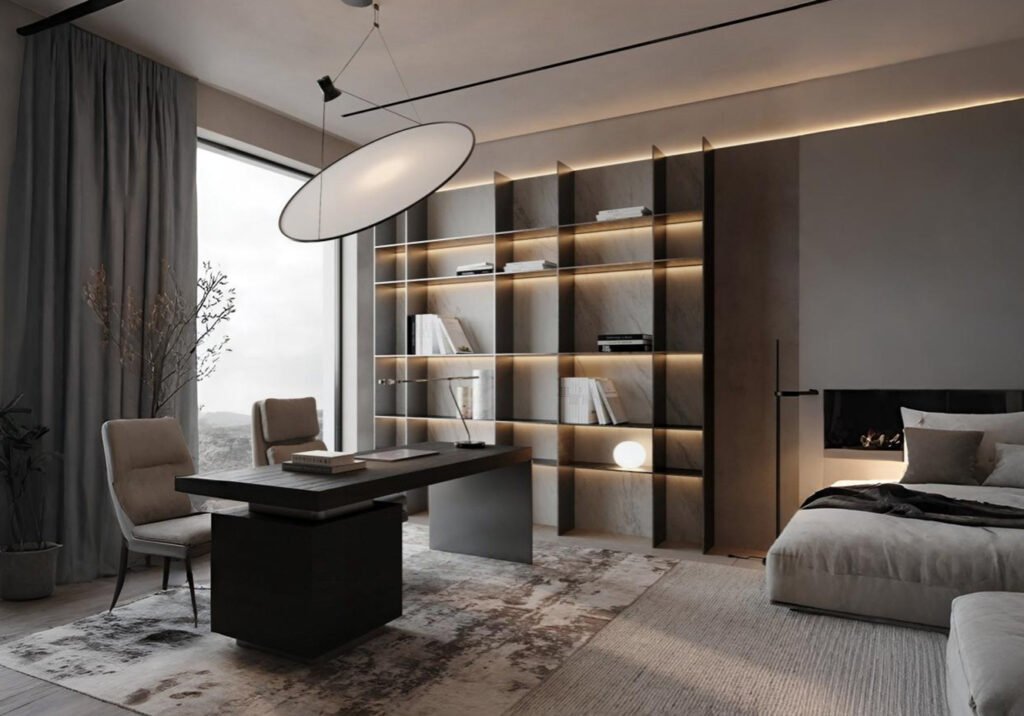 Aluminum-Bookshelf